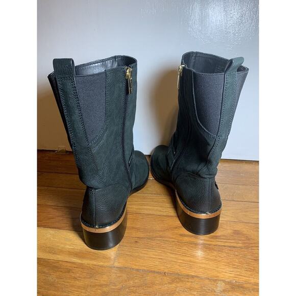 Vince Camuto Mid Boots Black 9 1/2 Old Money Parisian Princess - Picture 2 of 9